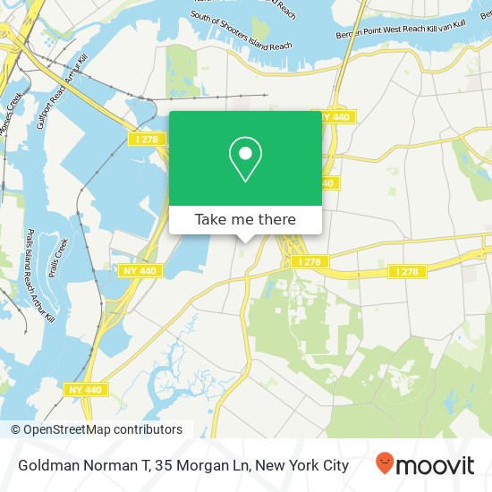 Mapa de Goldman Norman T, 35 Morgan Ln