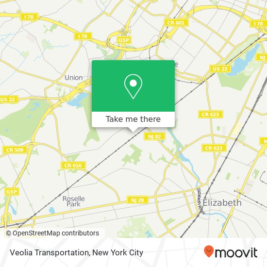 Veolia Transportation map