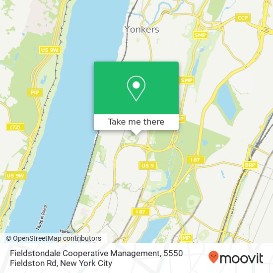 Mapa de Fieldstondale Cooperative Management, 5550 Fieldston Rd