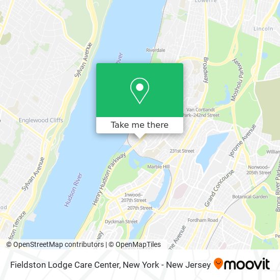 Fieldston Lodge Care Center map