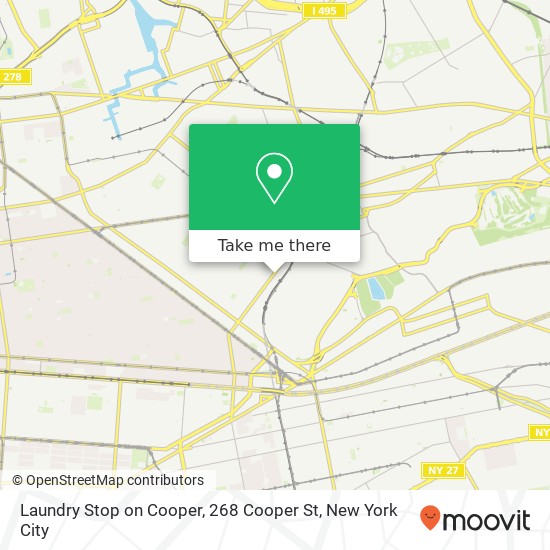 Laundry Stop on Cooper, 268 Cooper St map