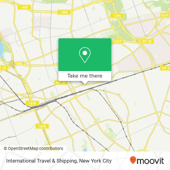 Mapa de International Travel & Shipping