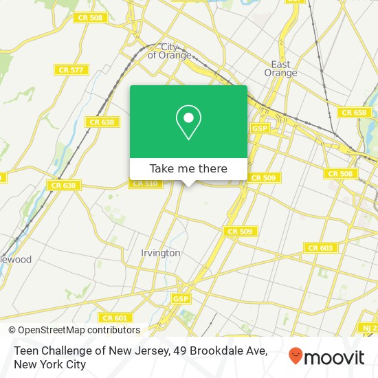 Teen Challenge of New Jersey, 49 Brookdale Ave map