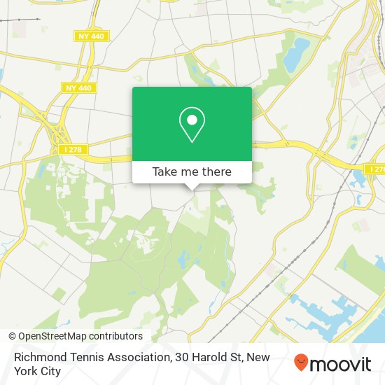 Richmond Tennis Association, 30 Harold St map