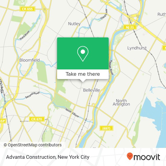 Advanta Construction map