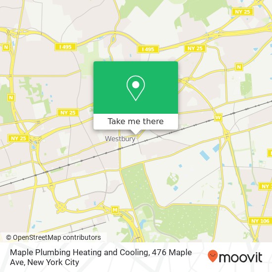 Maple Plumbing Heating and Cooling, 476 Maple Ave map