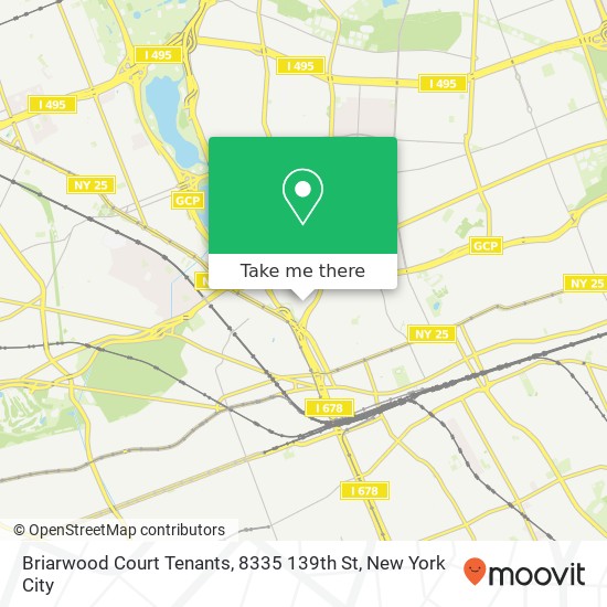 Mapa de Briarwood Court Tenants, 8335 139th St