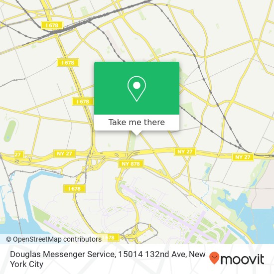 Mapa de Douglas Messenger Service, 15014 132nd Ave