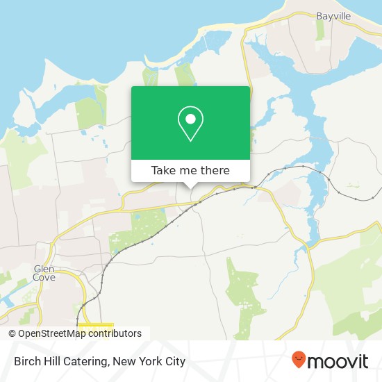 Birch Hill Catering map