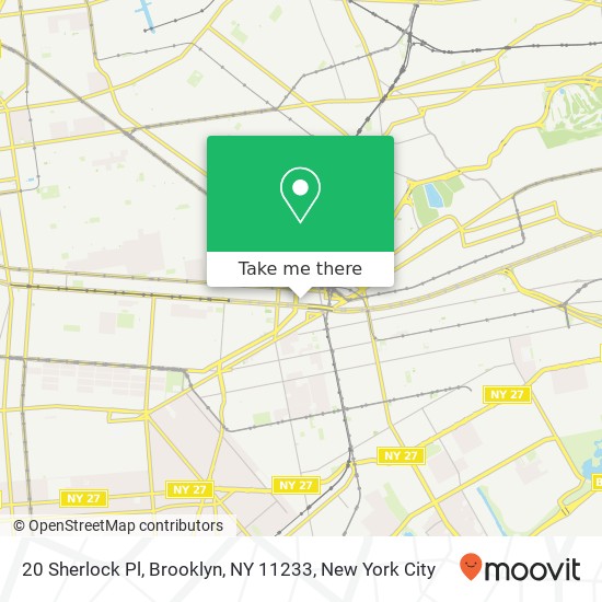 20 Sherlock Pl, Brooklyn, NY 11233 map