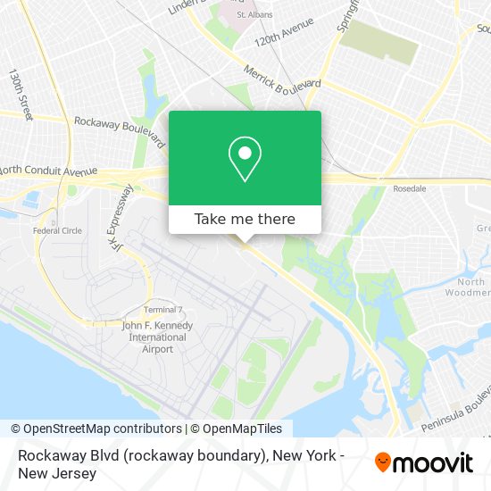 Rockaway Blvd (rockaway boundary) map