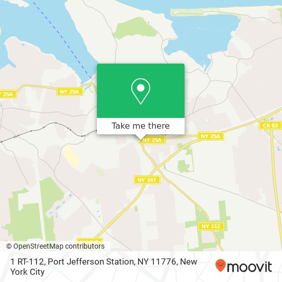 Mapa de 1 RT-112, Port Jefferson Station, NY 11776