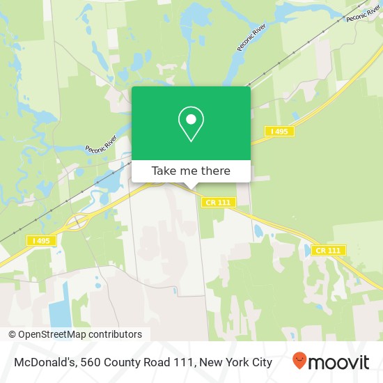 Mapa de McDonald's, 560 County Road 111
