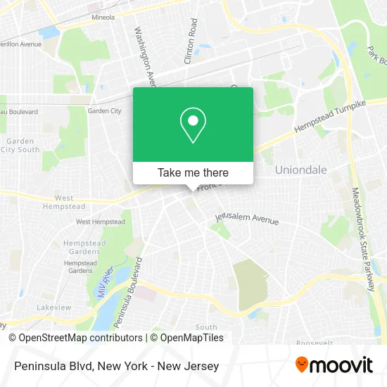 Peninsula Blvd map
