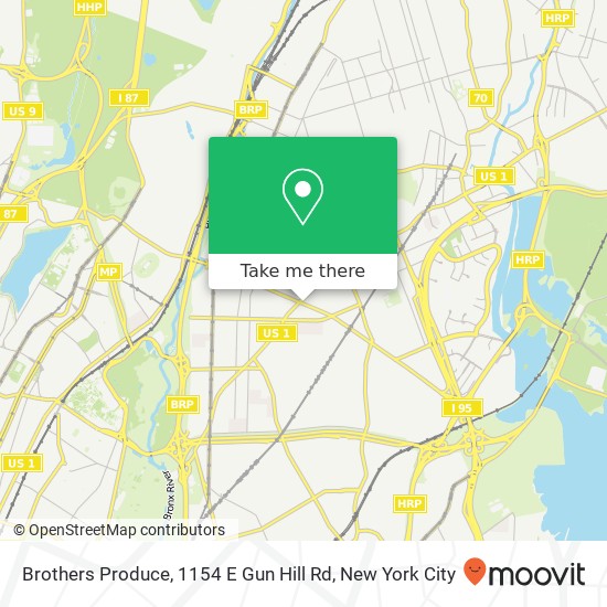 Brothers Produce, 1154 E Gun Hill Rd map