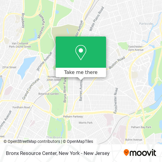 Mapa de Bronx Resource Center