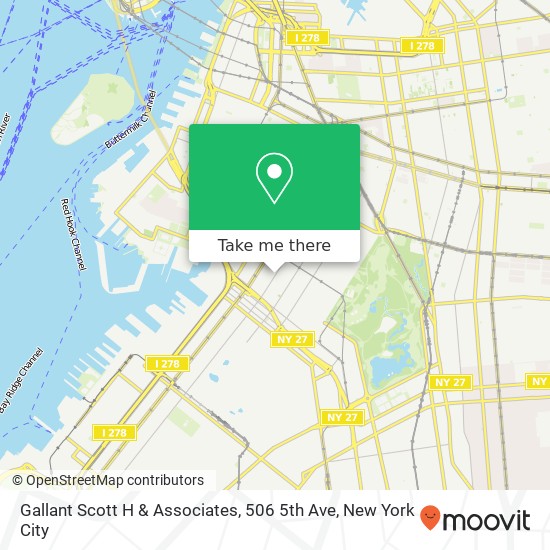 Gallant Scott H & Associates, 506 5th Ave map