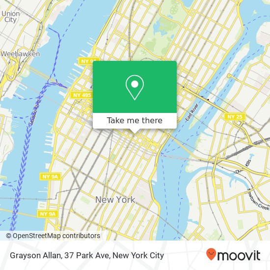 Mapa de Grayson Allan, 37 Park Ave