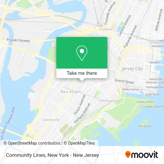 Community Lines map