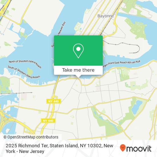 2025 Richmond Ter, Staten Island, NY 10302 map
