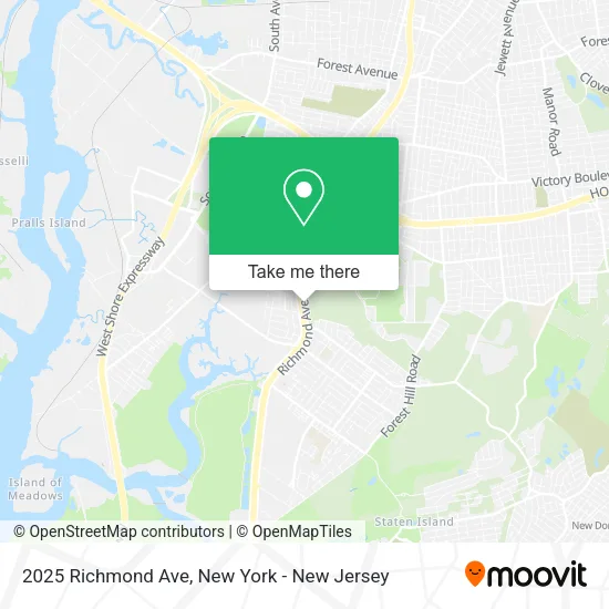 2025 Richmond Ave map