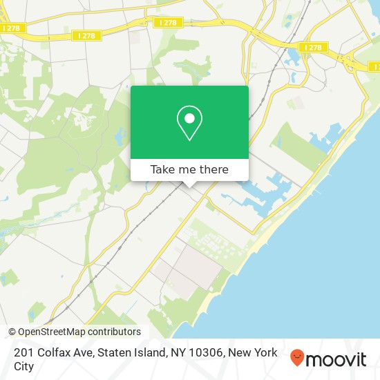 201 Colfax Ave, Staten Island, NY 10306 map