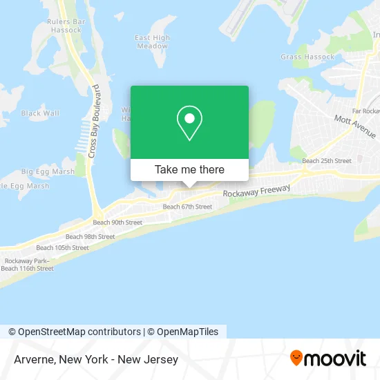 Arverne map