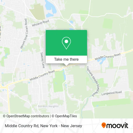 Middle Country Rd map