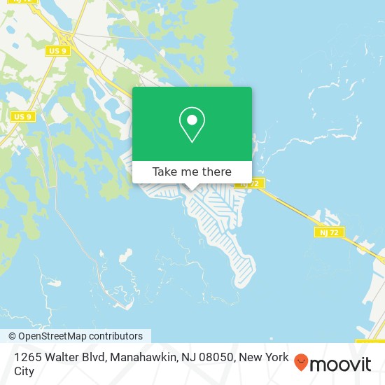 1265 Walter Blvd, Manahawkin, NJ 08050 map