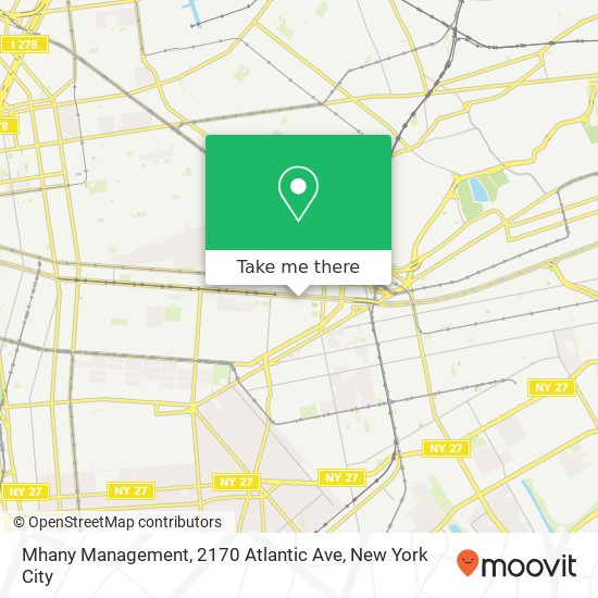 Mhany Management, 2170 Atlantic Ave map