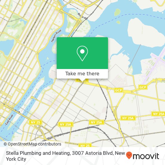 Stella Plumbing and Heating, 3007 Astoria Blvd map