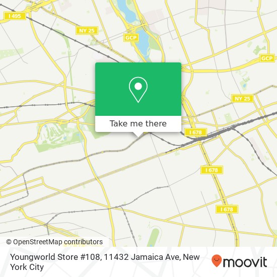 Mapa de Youngworld Store #108, 11432 Jamaica Ave