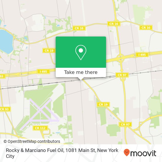 Mapa de Rocky & Marciano Fuel Oil, 1081 Main St