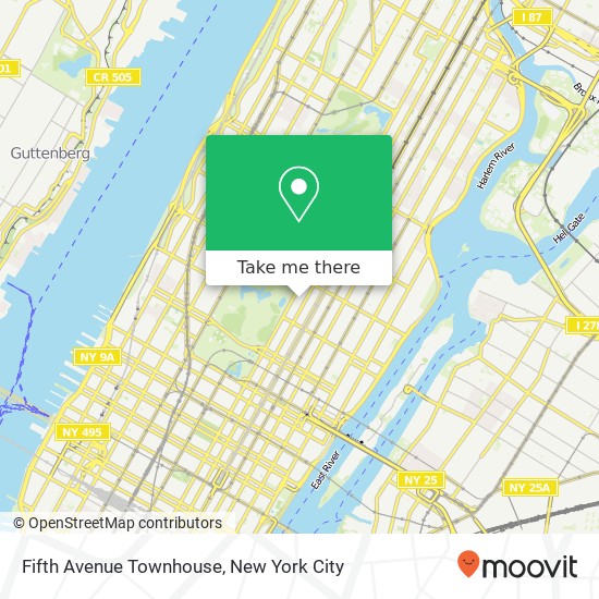 Mapa de Fifth Avenue Townhouse