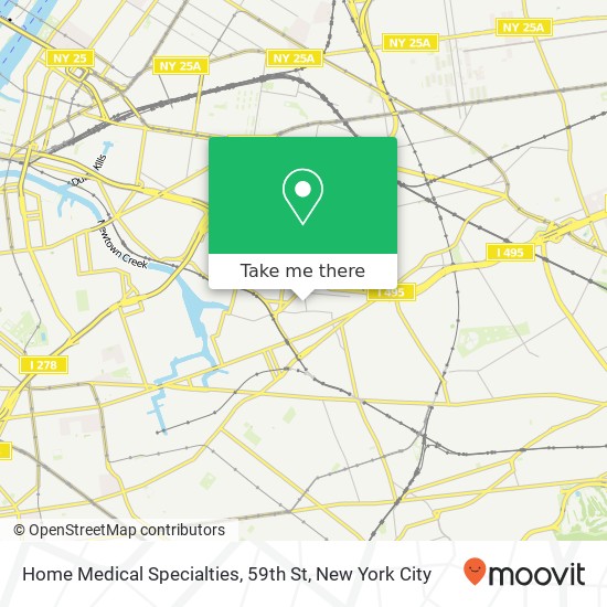 Mapa de Home Medical Specialties, 59th St