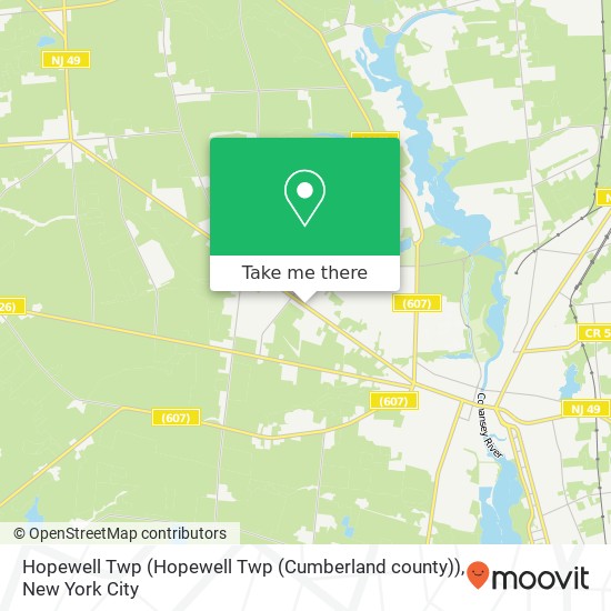 Hopewell Twp (Hopewell Twp (Cumberland county)) map