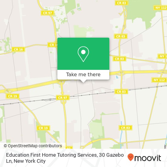 Mapa de Education First Home Tutoring Services, 30 Gazebo Ln