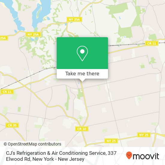 CJ's Refrigeration & Air Conditioning Service, 337 Elwood Rd map