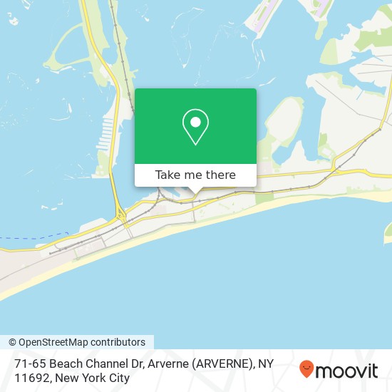 71-65 Beach Channel Dr, Arverne (ARVERNE), NY 11692 map