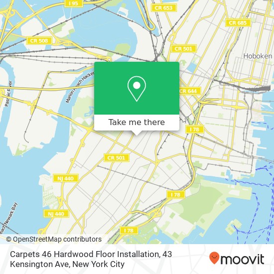 Carpets 46 Hardwood Floor Installation, 43 Kensington Ave map