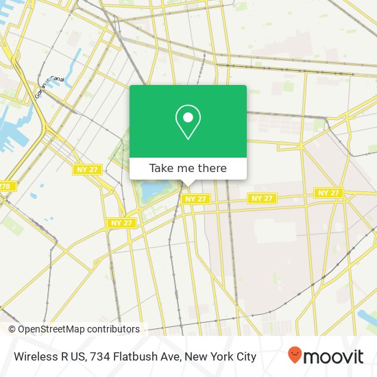 Wireless R US, 734 Flatbush Ave map