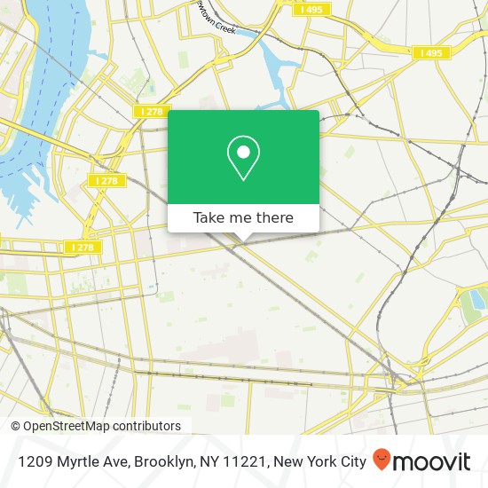 1209 Myrtle Ave, Brooklyn, NY 11221 map