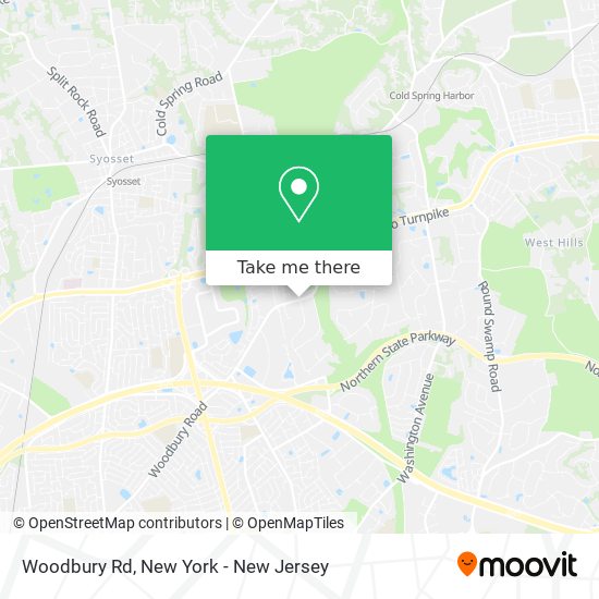 Mapa de Woodbury Rd
