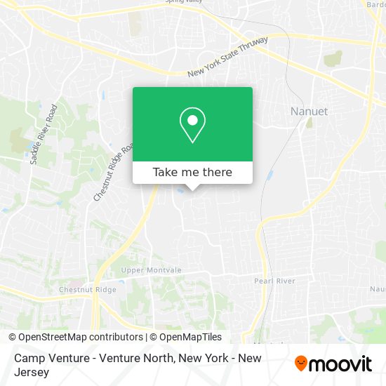Camp Venture - Venture North map