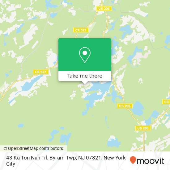 43 Ka Ton Nah Trl, Byram Twp, NJ 07821 map