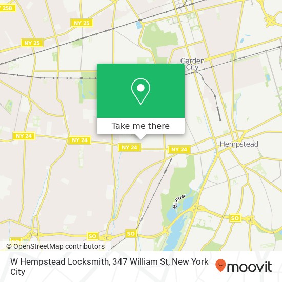 Mapa de W Hempstead Locksmith, 347 William St