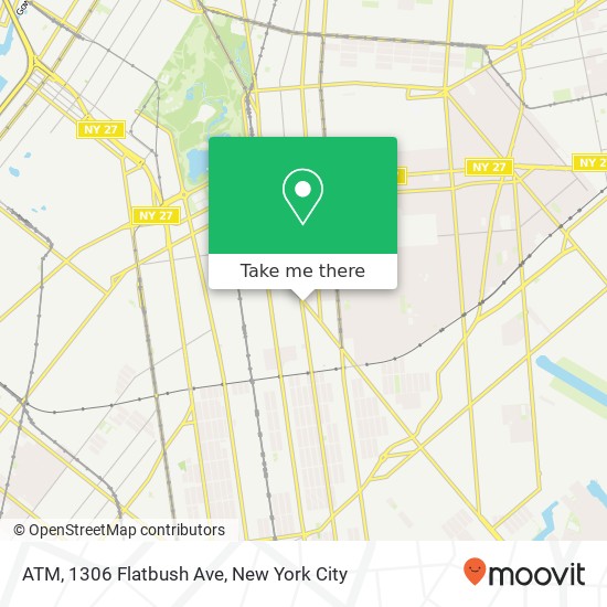 ATM, 1306 Flatbush Ave map