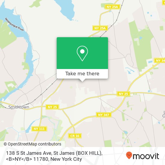 138 S St James Ave, St James (BOX HILL), <B>NY< / B> 11780 map