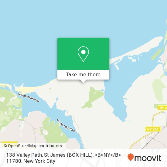 138 Valley Path, St James (BOX HILL), <B>NY< / B> 11780 map