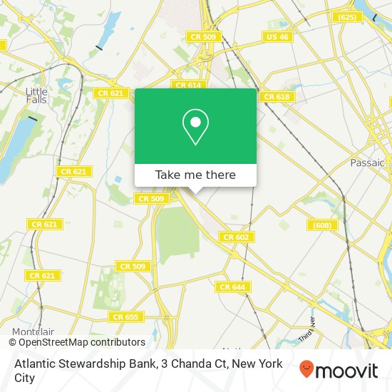 Mapa de Atlantic Stewardship Bank, 3 Chanda Ct